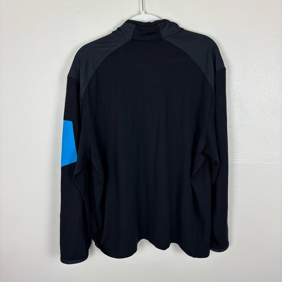 Icebreaker 1/4 Zip Pullover Men’s Size XL 100% Wool With Arm Pocket - Picture 3 of 8